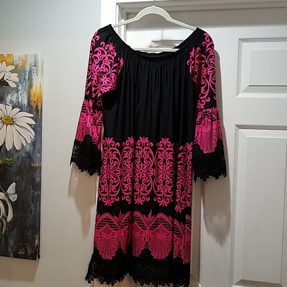 White Mark Boho dress